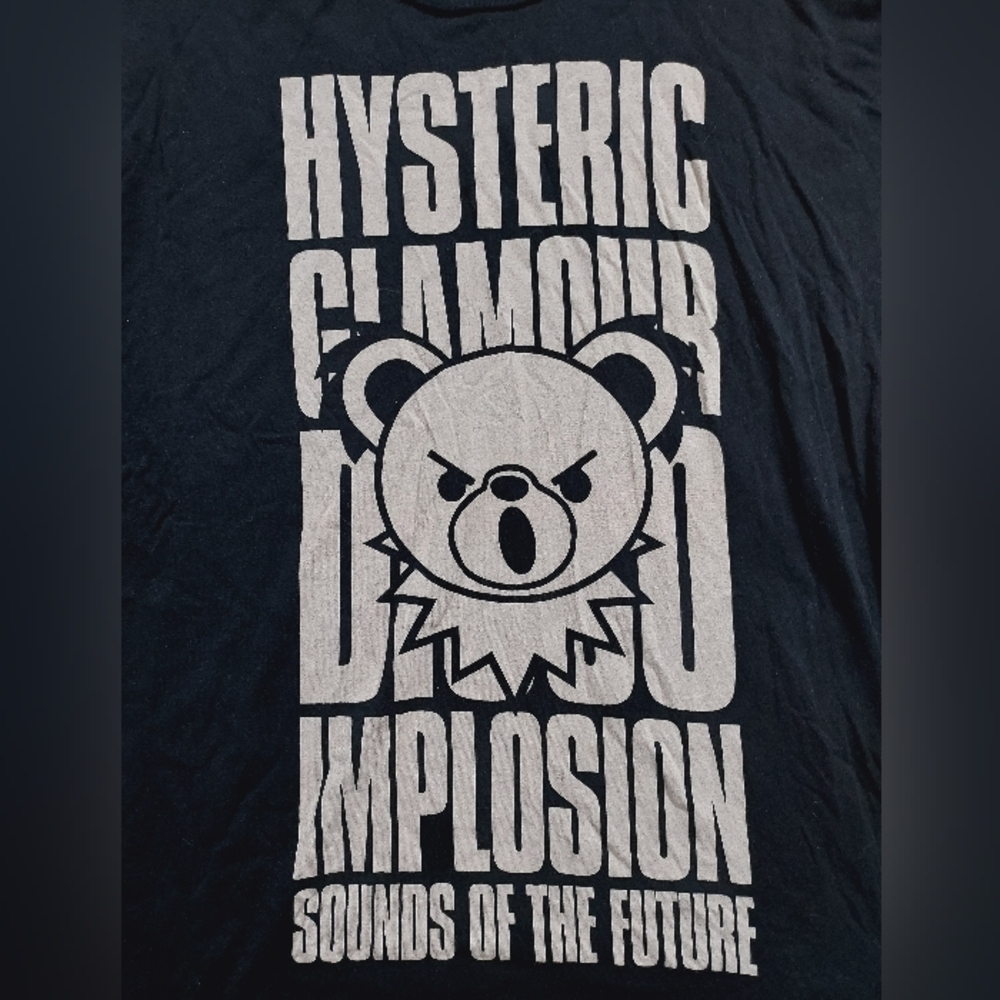 Hysteric Glamour Black Long Sleeve Tee top dress with Graphic Print - Picture 4 of 11